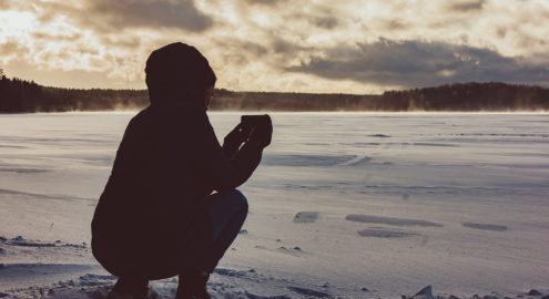 Students use photography or drawing to explore purpose and meaning in their lives.